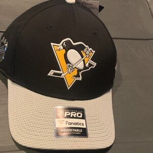 Fanatics Black and Gray Pittsburgh Penguins Hat